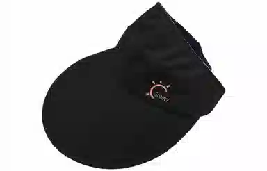 优幽兰 休闲简约跑步空顶帽百搭时尚夏季防紫外线太阳帽宽帽檐显脸小遮阳帽骑车必备 涤纶  防晒帽 女款