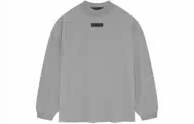 Fear of God Essentials SS24 LS Tee Dark Heather Oatmeal