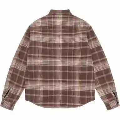 Stussy FW24 HEAVY WASHED PLAID SHIRT logo