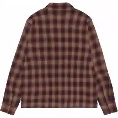 Stussy SS24 ZIP SHIRT TWISTED YARN PLAID