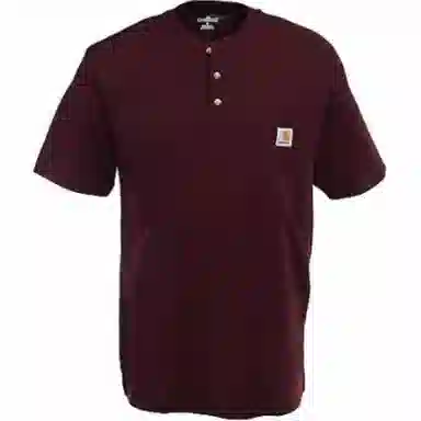 Carhartt K84 LOOSE FIT HEAVYWEIGHT SHORT-SLEEVE POCKET HENLEY T-SHIRT LogoT
