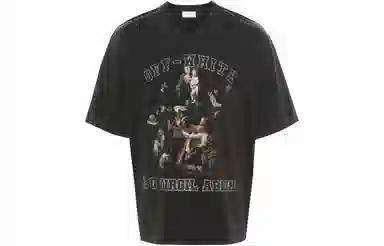 OFF-WHITE Logo Crewneck T-Shirt Black