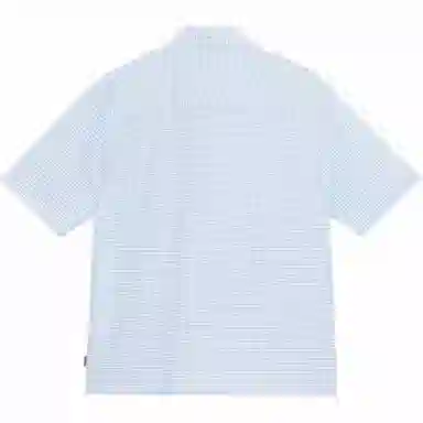 Stussy SS24 Boxy Flat Hem Shirt Crinkled