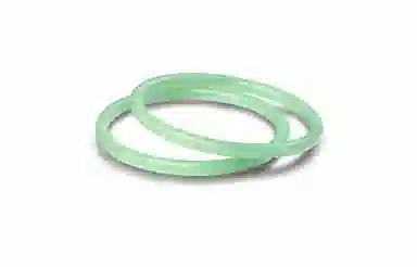 百利金 干枯玫瑰蝴蝶 优雅气质莹润温婉国潮新中式转运珠创意设计一步一响双圈叮当镯 琉璃 玉石手镯 男女同款情侣款