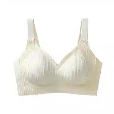 草本初色 无痕提拉美背聚拢防下垂无钢圈收副乳半固定不空杯文胸 女款