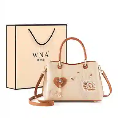 维尼奥 国风刺绣妈妈包高级感时尚大气休闲百搭女包新中式高颜值简约优雅气质配旗袍通勤托特包 合成革 单肩斜挎手提包 女款 多色