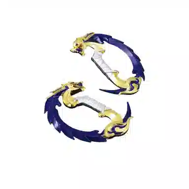 乐智由我 瓦罗兰特无畏契约游戏周边 偃月苍龙弯刀 玩具