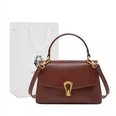 老人头 百搭 牛皮 斜挎手提包 常规 女款 多色