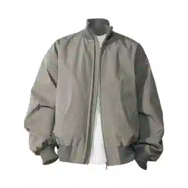 布客行 美式高街老钱风复古百搭飞行员教练立领短款宽松保暖防风防水潮流外套夹克 男女同款