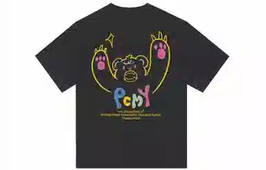PCMY Cartoon Bear Print T-Shirt
