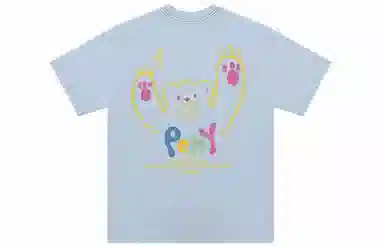 PCMY Cartoon Bear Print T-Shirt
