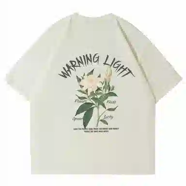WARNING LIGHT Blossom Crewneck Tee