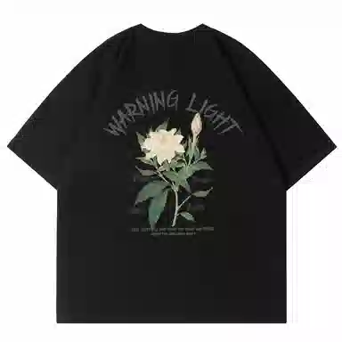 WARNING LIGHT Blossom Crewneck Tee