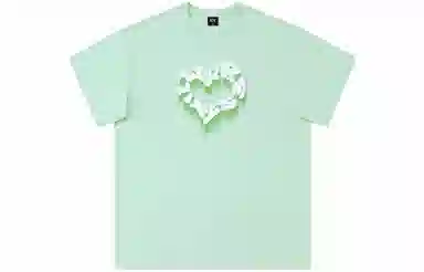 BTK Foam Heart Letter T-Shirt