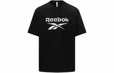 Reebok Logo Print T-Shirt Black