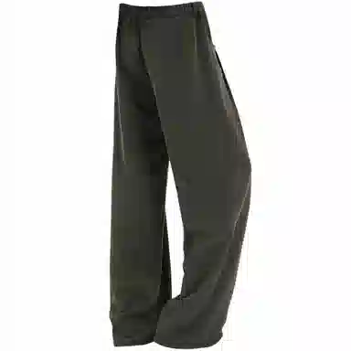 稻草人 美式高街基础纯色褶皱设计宽松垂感直筒户外降落伞兵简约运动百搭冰感系带休闲裤 男女同款