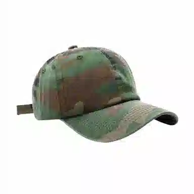 浪莎 日系迷彩野营时尚弯檐户外运动个性出行防晒遮阳百搭大头围显脸小 棉 鸭舌帽 男女同款情侣款