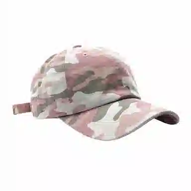 浪莎 日系迷彩野营时尚弯檐户外运动个性出行防晒遮阳百搭大头围显脸小 棉 鸭舌帽 男女同款情侣款