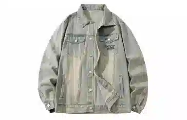 王者荣耀 美式复古宽松基础百搭牛仔外套 男女同款