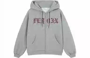 FREO3N SS23 Ring Retro Gothic Letter Print Hoodie