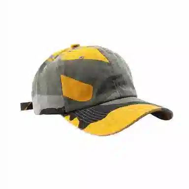 浪莎 日系迷彩野营时尚弯檐户外运动个性出行防晒遮阳百搭大头围显脸小 棉 鸭舌帽 男女同款情侣款