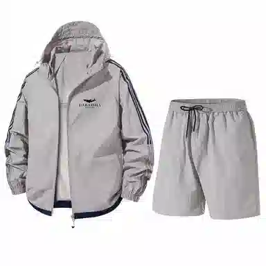 大白鲨 休闲百搭纯色防晒服 男款