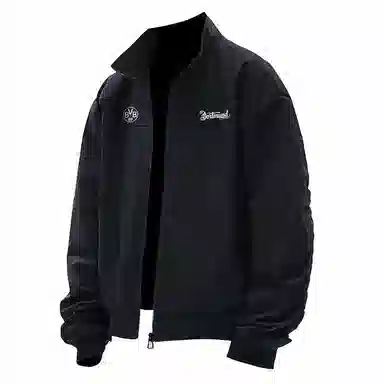 普鲁士多特蒙德 日系休闲百搭宽松立领长袖夹克外套 男女同款