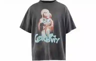 SAINT Mxxxxxx x SHERMER ACADEMY SS24 Grey T-Shirt