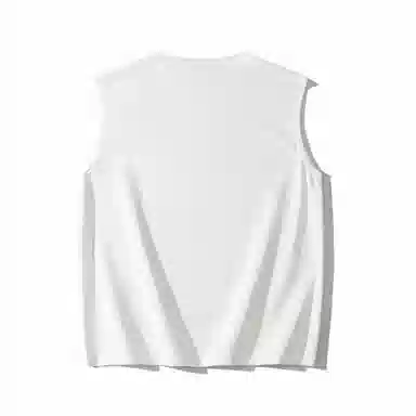 轻迎 复古宽松潮流简约无袖背心 男款