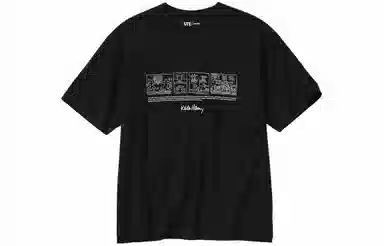 UNIQLO Keith Haring Black Tee