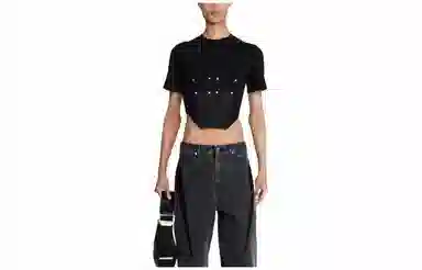 DION LEE SS24 T Black