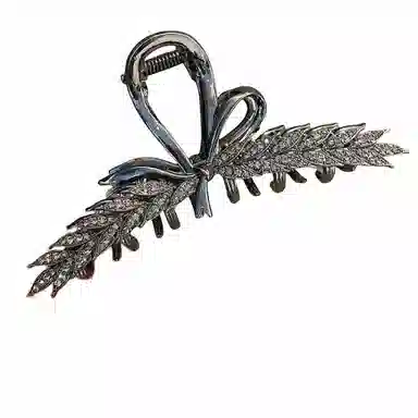 贯古今 麦穗高级感后脑勺鲨鱼夹盘优雅 合金 抓夹 女款