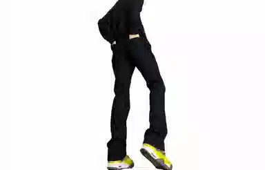 emoji Vintage Washed Straight Jeans