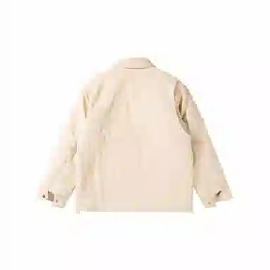 我是大卫 韩版棉衣夹克外套冬季宽松保暖情侣纯色时尚加厚立领防寒棉服 男女同款 黄杏色