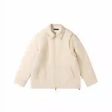 我是大卫 韩版棉衣夹克外套冬季宽松保暖情侣纯色时尚加厚立领防寒棉服 男女同款 黄杏色