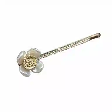 简应舒 樱花小刘海夹碎发夹 亚克力 合金 发夹 女款