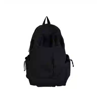 彤彤兔   简约纯色森系校园 尼龙 双肩包 大号 男女同款情侣款 多色