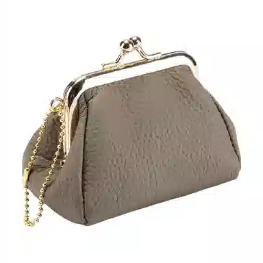 彤彤兔 创意迷你收纳口 头层牛皮 零钱包 女款 黑色/米白色/卡其色/土黄色/黄色/橙色