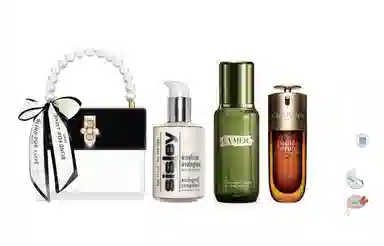 希思黎 升级版黄金铁三角珍珠礼盒装护肤套装 淡纹舒缓维稳提亮紧致保湿滋润修护补水抗氧化控油收缩毛孔