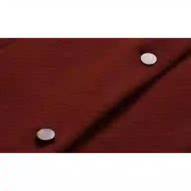 乔万尼 连帽长袖简约大衣 女款 锈橙色