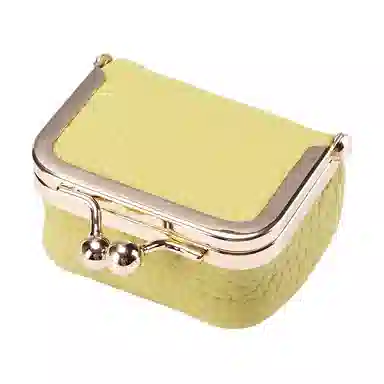 彤彤兔 真皮小巧 头层牛皮 零钱包 女款 黑色/酒红色/橙色/黄色/粉色/蓝色/绿色