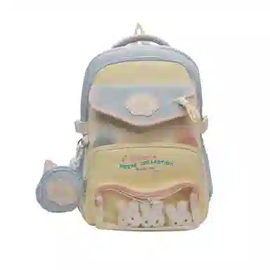 彤彤兔 书包可爱韩版风撞色大容 尼龙 双肩包 男女同款情侣款 多色