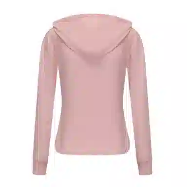 美丽衣橱 薄款修身连帽凉感透气显身材防紫外线外套 海边户外运动骑行通勤百搭显瘦防晒服 女款 粉色