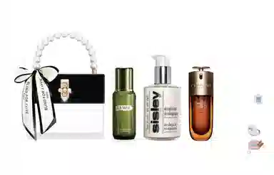 希思黎 升级版黄金铁三角珍珠礼盒装护肤套装 淡纹舒缓维稳提亮紧致保湿滋润修护补水抗氧化控油收缩毛孔