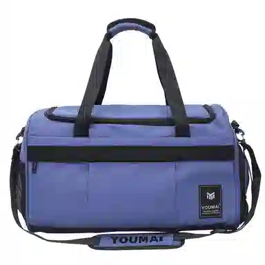 德力熊 干湿分离训练大容量短途旅行包 尼龙 健身包 男女同款情侣款 黑色/粉色/灰色/红色/黄色/蓝色/青绿色