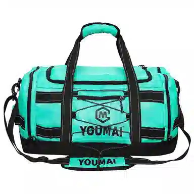 德力熊 短途斜挎包大容量 尼龙布 健身包 男女同款情侣款 黑色\粉色\卡其色\蓝色\黄色\白色\青绿色