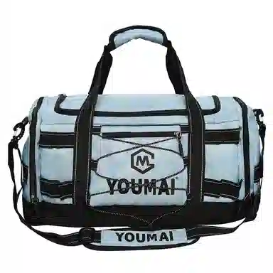 德力熊 短途斜挎包大容量 尼龙布 健身包 男女同款情侣款 黑色\粉色\卡其色\蓝色\黄色\白色\青绿色