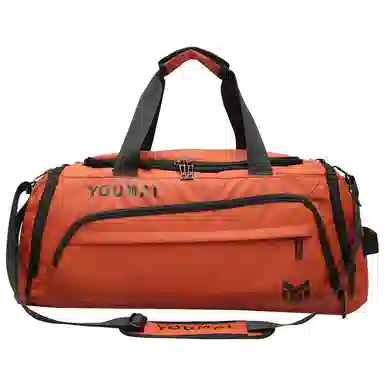 德力熊 休闲简约轻便 牛津布 健身包 男女同款情侣款 黑色桔色卡其色白色黄色军绿色湖蓝色灰色