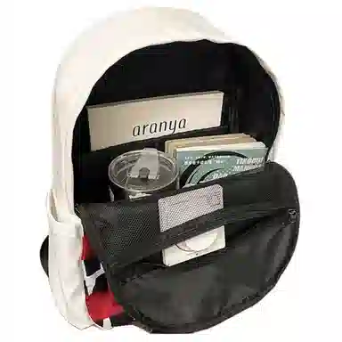 垣途者 印花字母学生韩版百搭时尚潮流 尼龙 双肩包 男女同款情侣款 多色