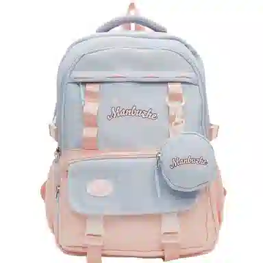 彤彤兔 韩版可爱书包简约 尼龙布 双肩包 常规 男女同款情侣款 多色